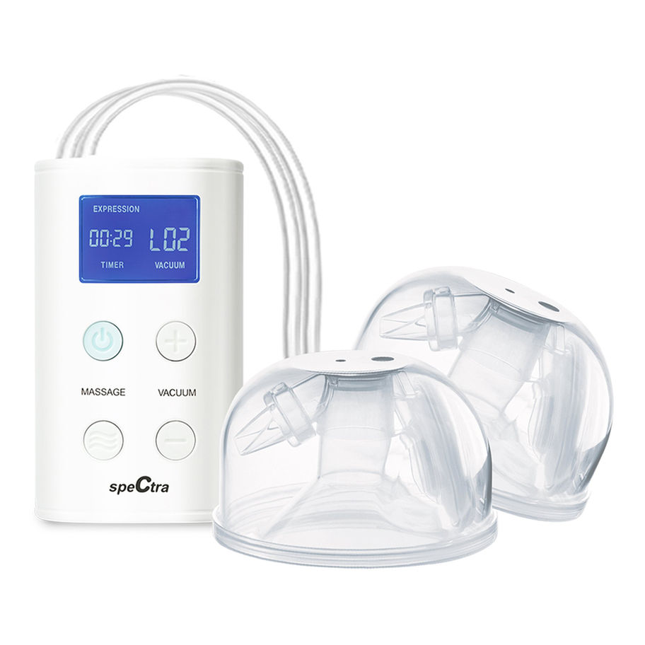 Spectra® 9 Plus Double Breast Pump w/ Wearable 24mm CaraCup Collection Inserts - MCK-1235249_front.jpg