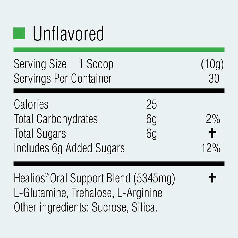 Healios Oral Health and Dietary Supplement Powder for Mouth Sores - MCK-1218420_facts.jpg