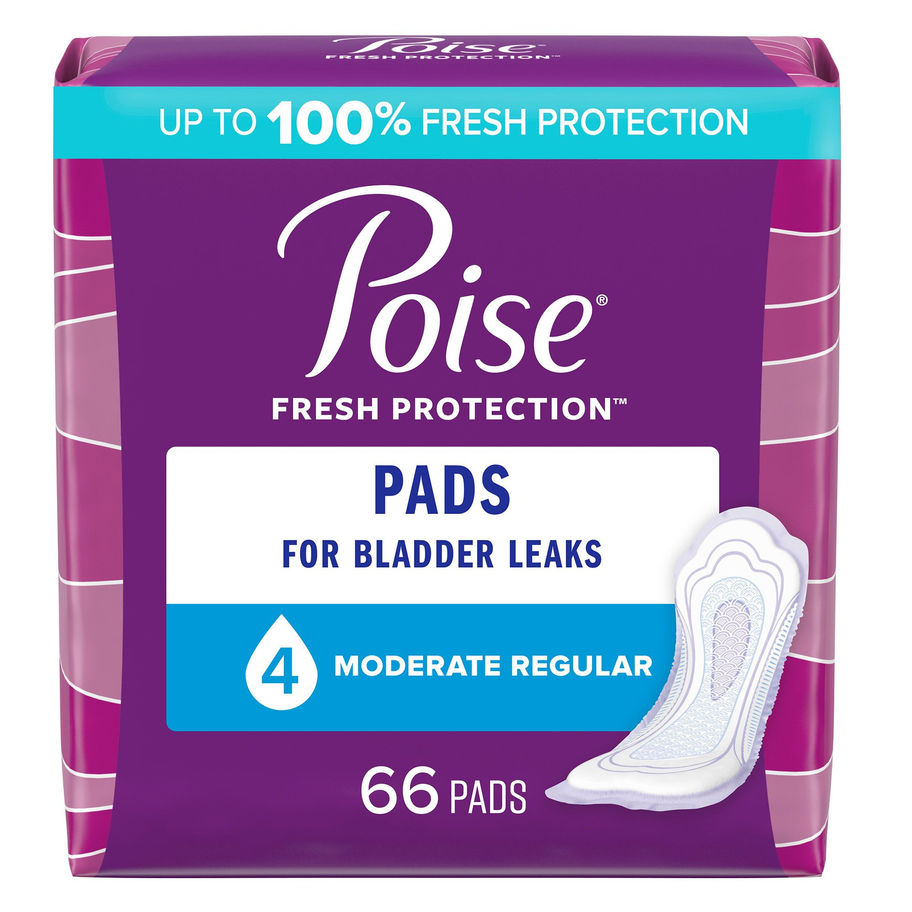 Poise® Moderate Absorbency Bladder Control Pad, Regular Length - MCK-1163801_pkgfront_.jpg