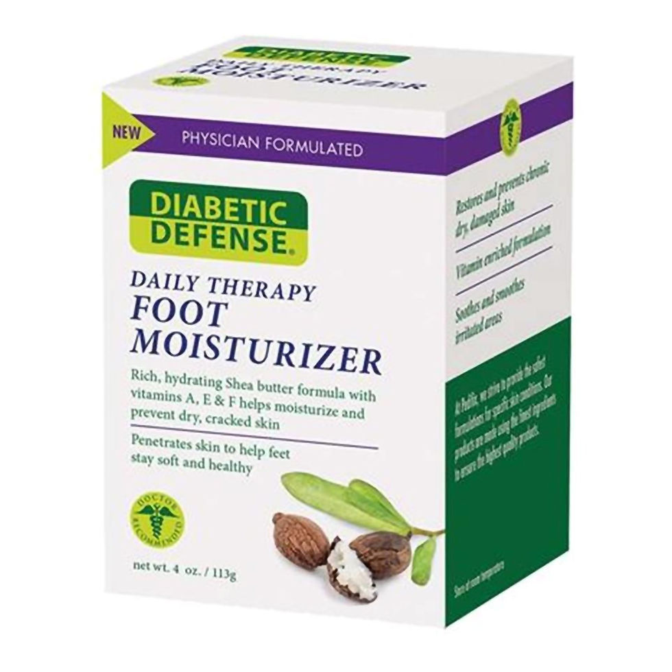 Foot Moisturizer Diabetic Defense® Daily Therapy 4 oz. Jar Scented Cream - MCK-1180684_pkgright.jpg
