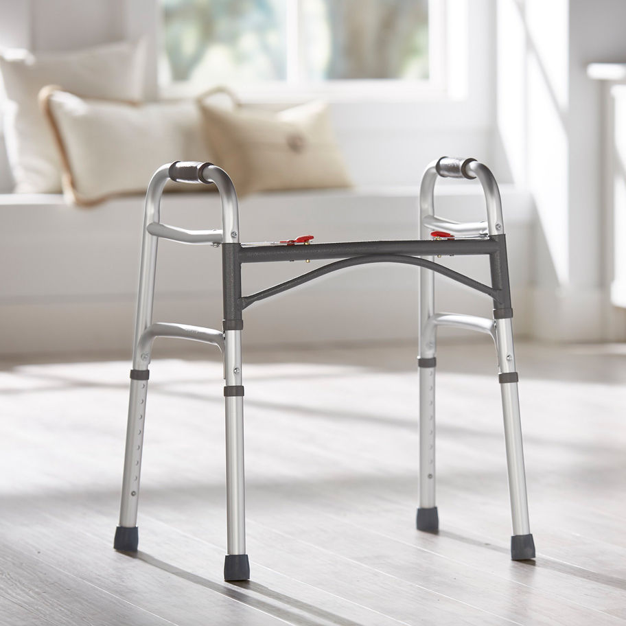 McKesson Junior Aluminum Folding Walker, 25 – 32 Inch Height - MCK-1065260_ls.jpg