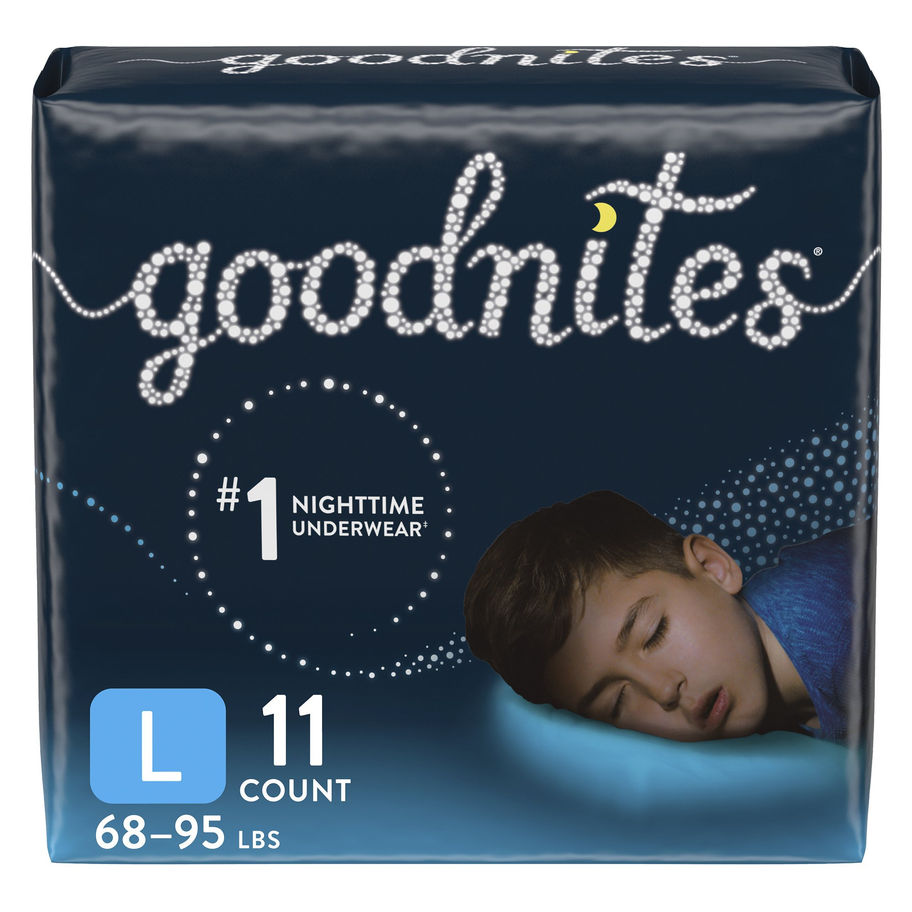GoodNites® Night Time Underwear, Large for Boys weighing 68 – 95 lbs. - MCK-1184209_pkgfront_.jpg