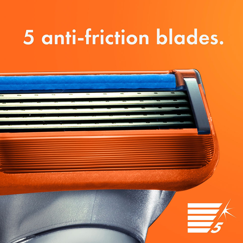 Personal Razor with Lubricating Strip Gillette® Fusion5 Double Edge 5 Blade NonSterile Reusable - MCK-1065734_2.jpg