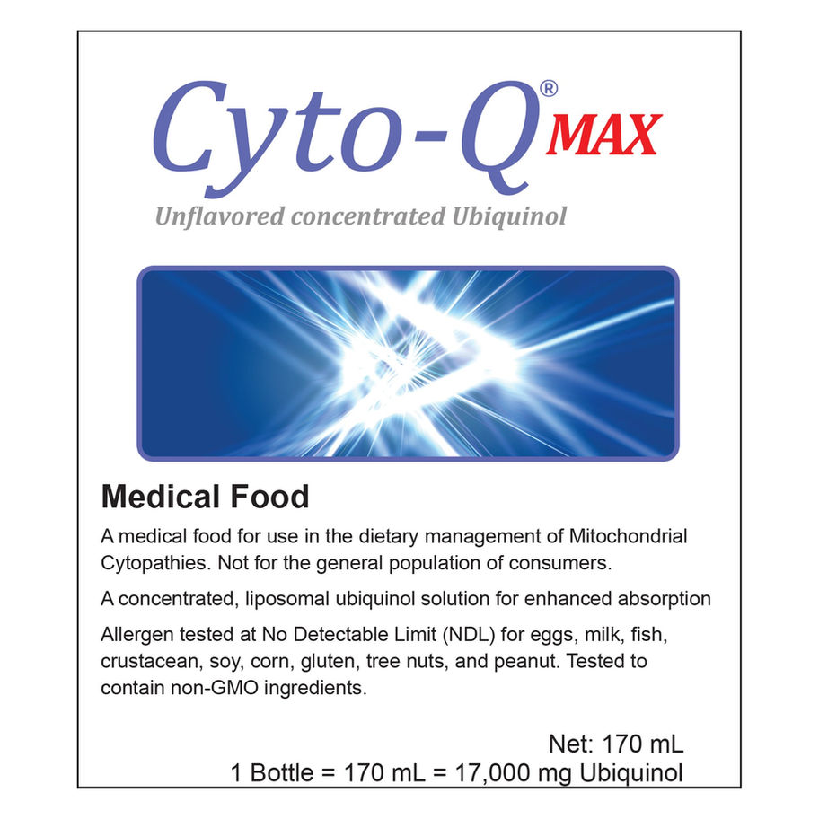 Cyto-Q™ MAX Concentrated Ubiquinol Medical Food, 5.7-ounce bottle - MCK-1062576_pkgfront2.jpg
