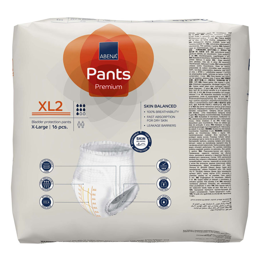 Abena® Premium Pants XL2 Incontinence Brief, X-Large - MCK-1218237_pkgback.jpg