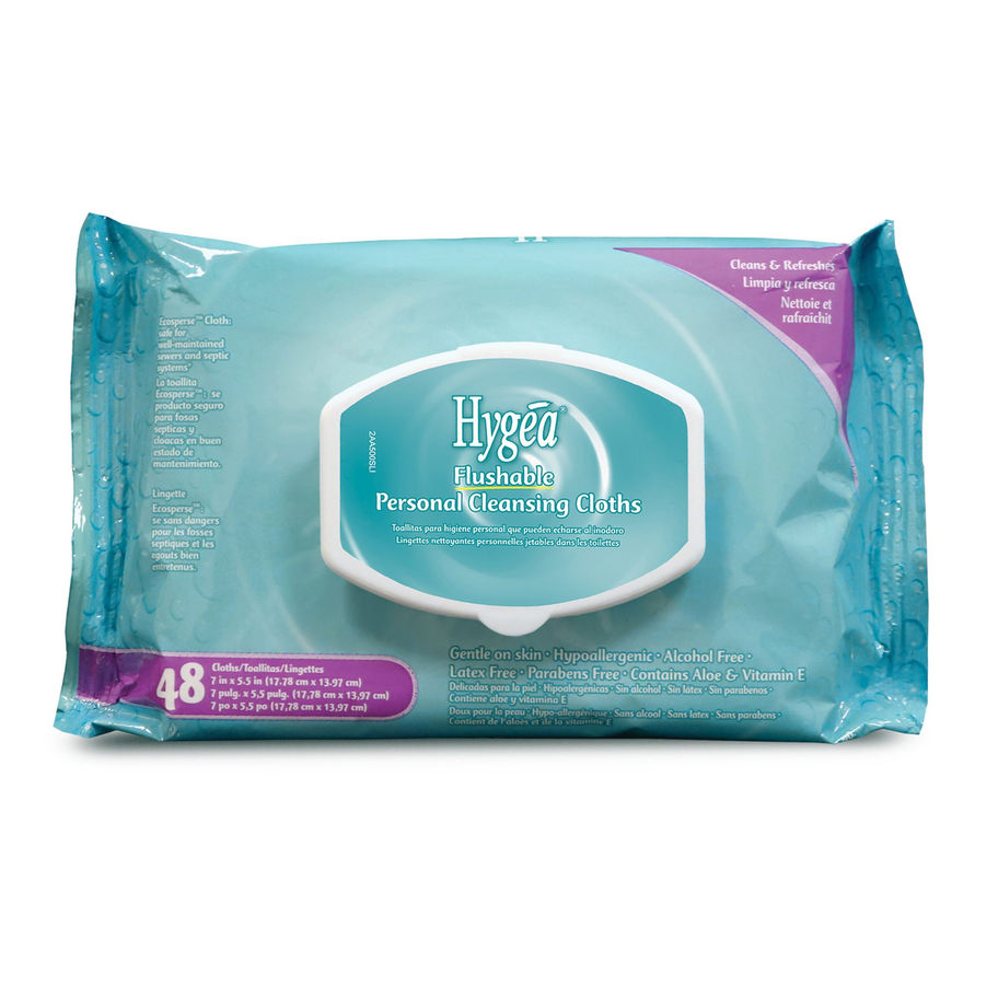 Hygea® Floral Scent Personal Cleansing Cloths - MCK-461596_pkgfront.jpg
