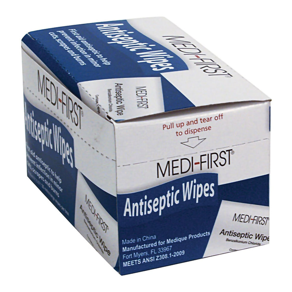 Medi-First First Aid Kit Refill Antiseptic Skin Towelette, 5 x 7 Inch - MCK-787651_pkgleft_.jpg