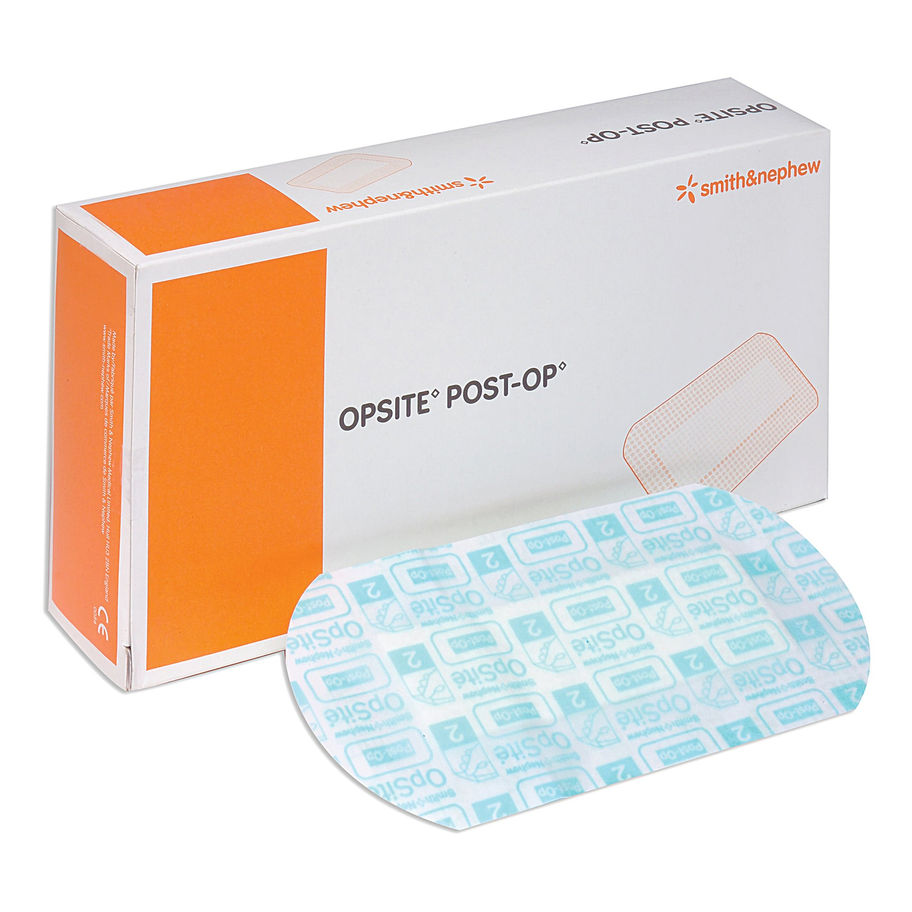 OpSite Post Op Transparent Film Dressing with Pad, 4 x 10 Inch - MCK-442170_ppkgleft.jpg