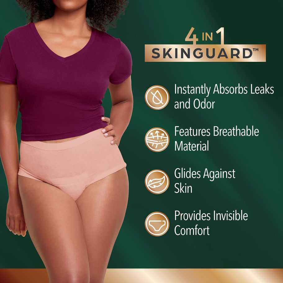 Depend® Silhouette® Maximum Absorbency Underwear, Large - MCK-1246163_mktg4.jpg