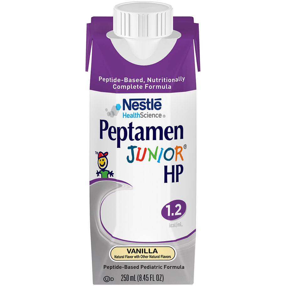 Peptamen Junior® HP Peptide-Based Pediatric Formula, Vanilla, 8.45-ounce carton - MCK-1047478_front.jpg