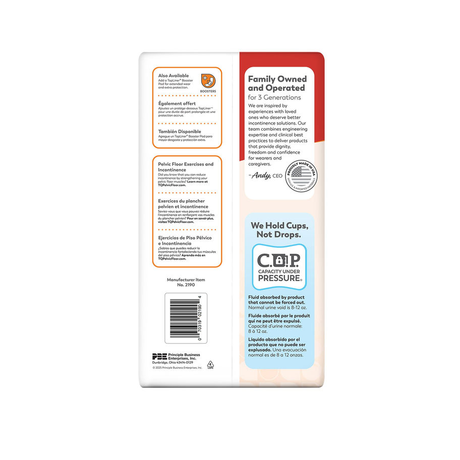 Tranquility® Bariatric Maximum Incontinence Brief - MCK-461046_pkgside.jpg