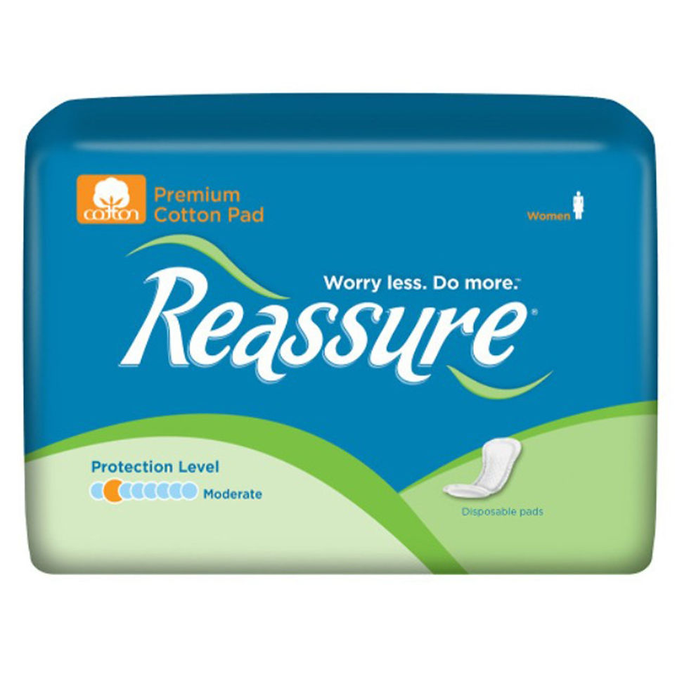 Reassure® Premium Cotton Pad, Moderate - MCK-1288034_pkgfront.jpg