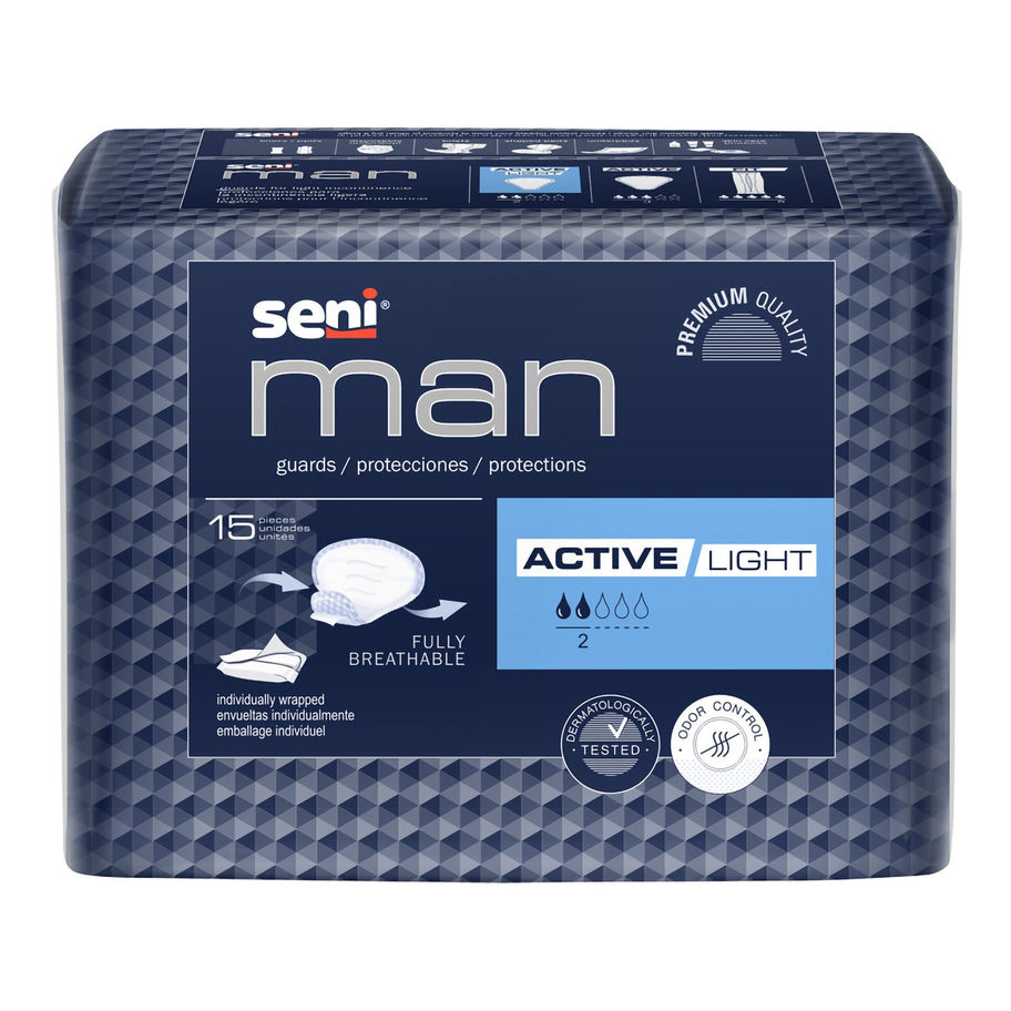 Seni® Man Active Light Bladder Control Guards - MCK-1231329_pkgfront_.jpg