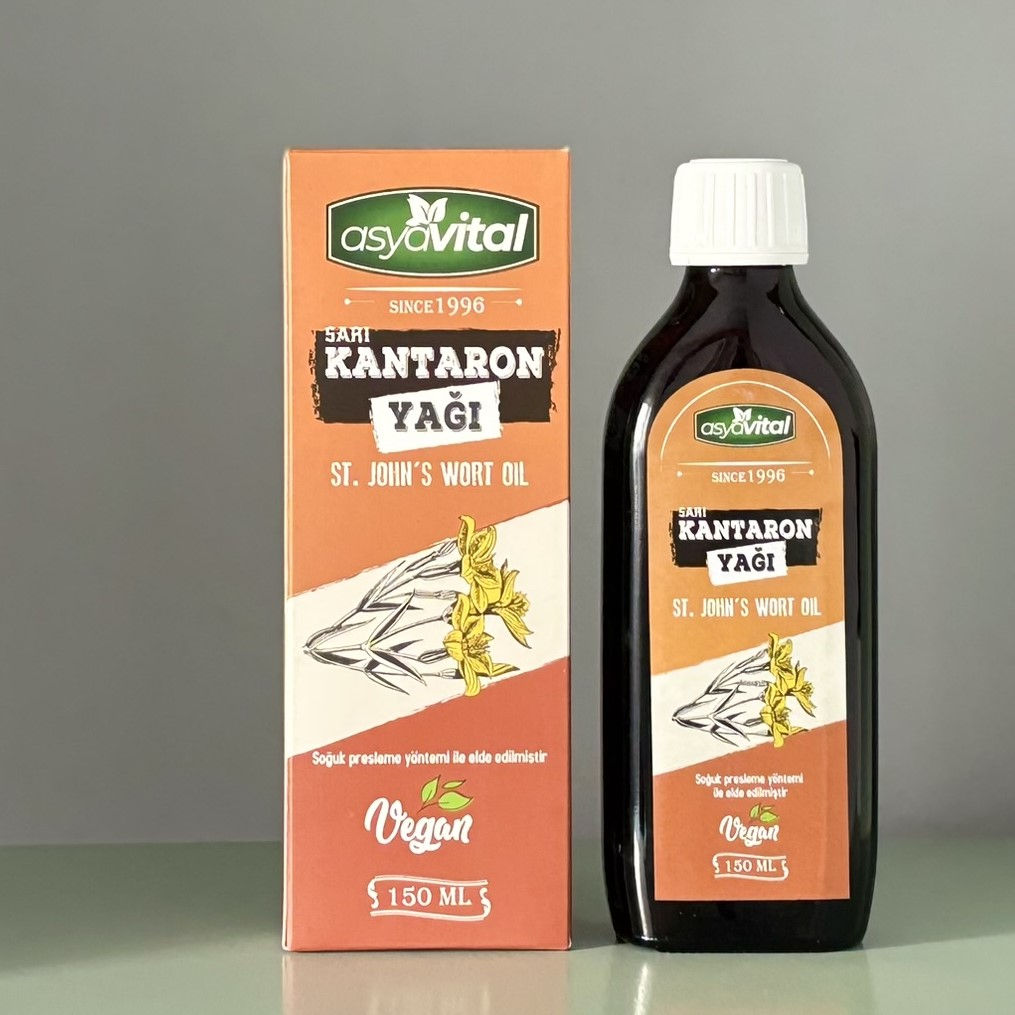 ASYA VİTAL SARI KANTARON YAĞI 150 ML CAM ŞİŞE