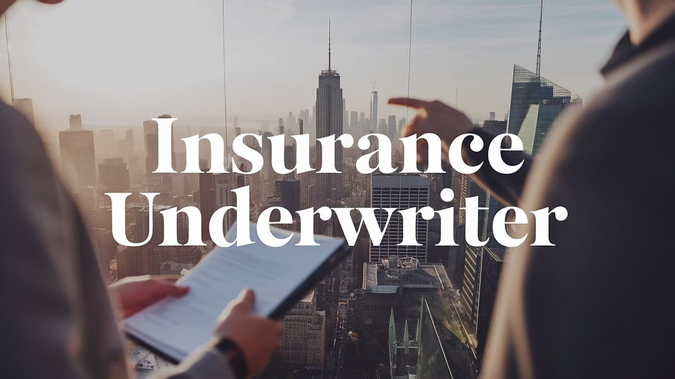 Insurance Underwriter Explained Simply