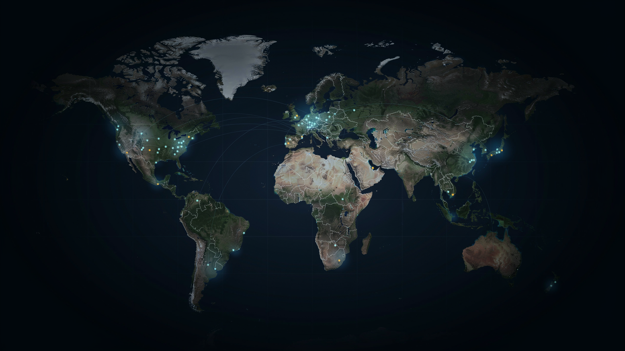 Global scam activity map