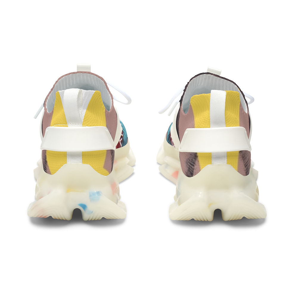 Thumbnail: Stylish Women's Mesh Sneakers - Colorful Athletic Footwear for Everyday Wear