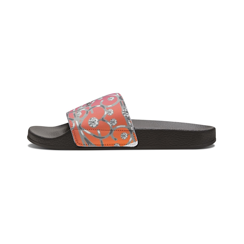 Thumbnail: Youth Removable-Strap Sandals - Colorful Floral Design for Summer Fun