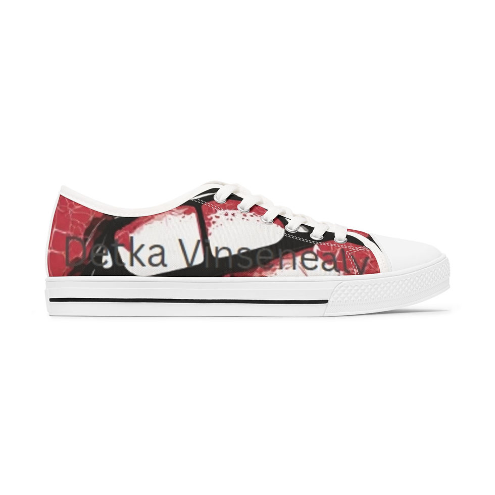 Thumbnail: Chic Women's Low-Top Sneakers: Stylish and Unique Design