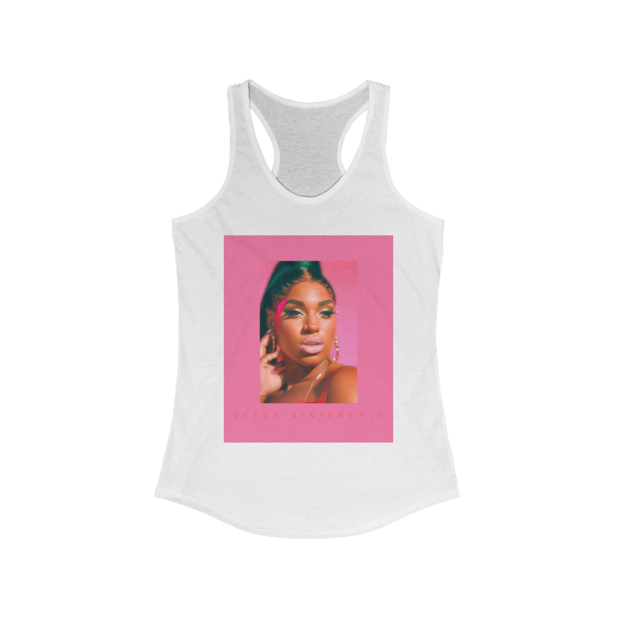 Stylish Racerback Tank: Art Design