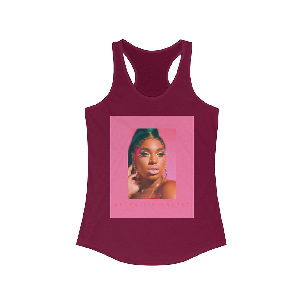 Thumbnail: Stylish Racerback Tank: Art Design