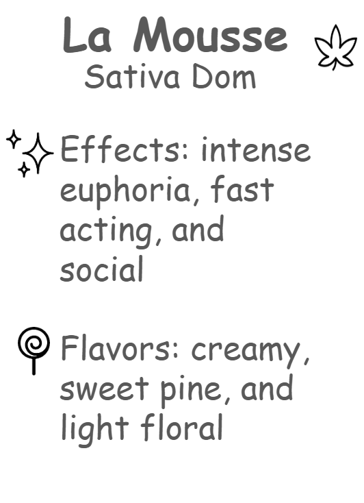 La Mousse Description Card