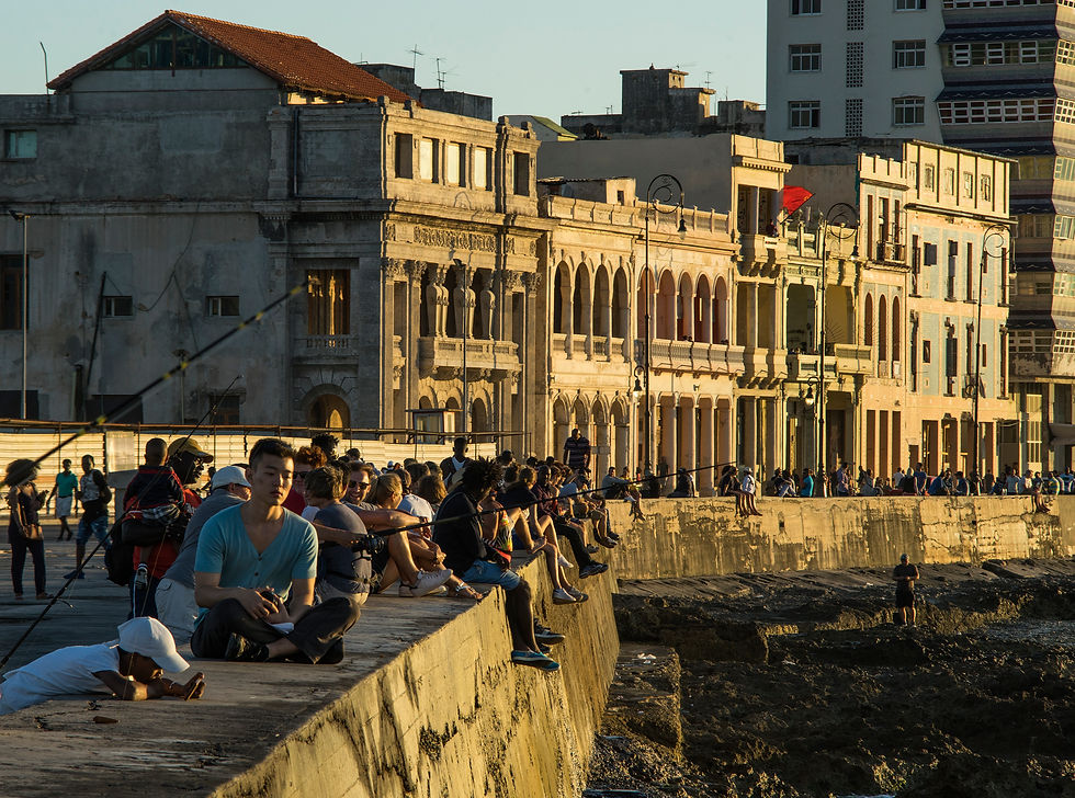 The Sea Wall of Havana