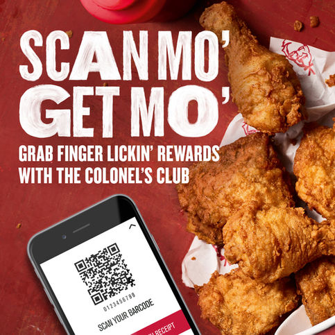KFC - The Colonel's Club app - Posters / Email