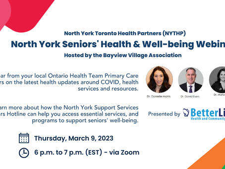 NYTHP Seniors' Health & Well-being Webinar