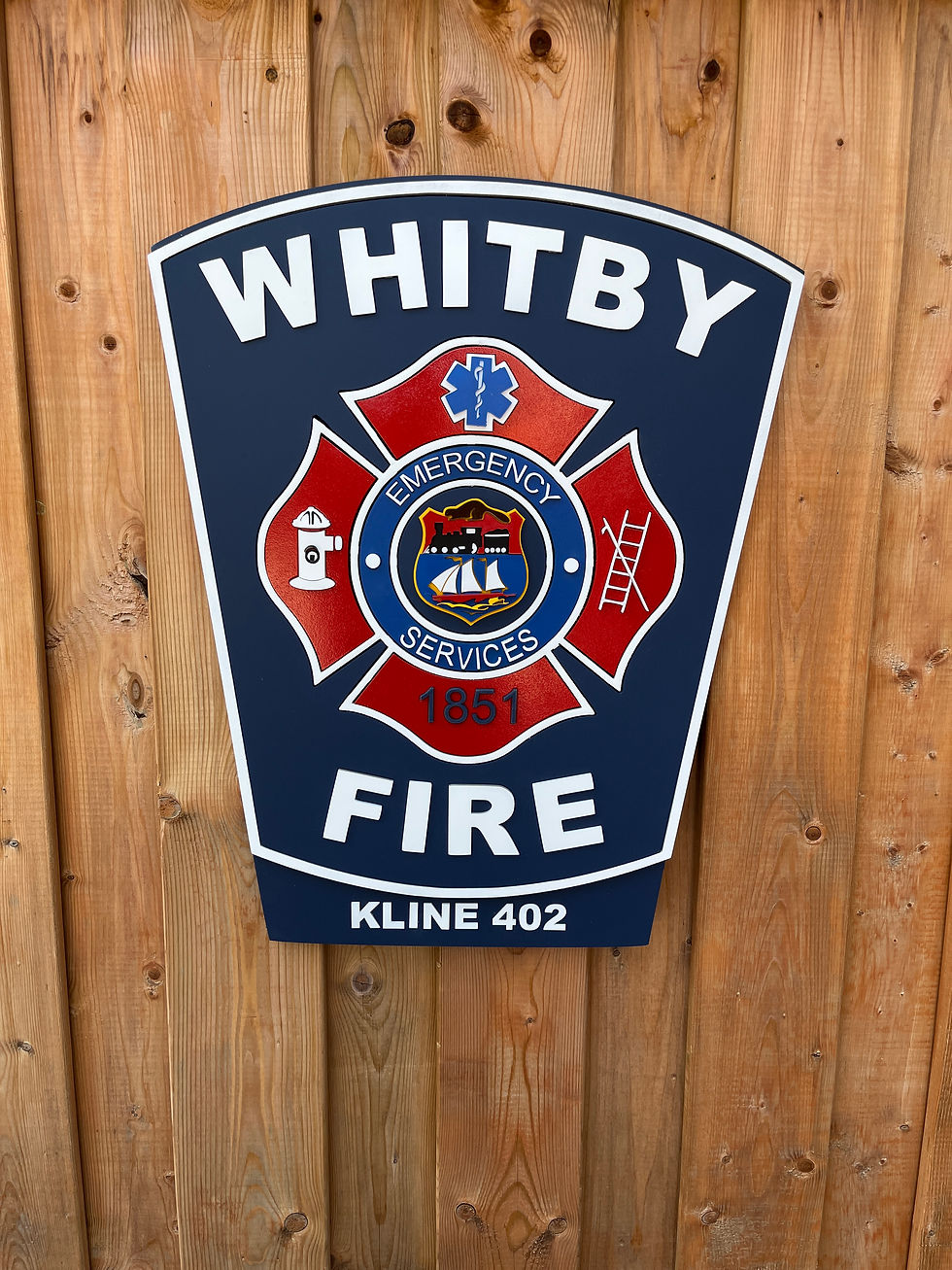 Thumbnail: Firefighter Crest | First Responder Gift | Firefighter Gift 24" Badge