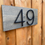 Thumbnail: Wood House Address Sign
