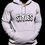 Thumbnail: Light Embroidered Blue Hoodie