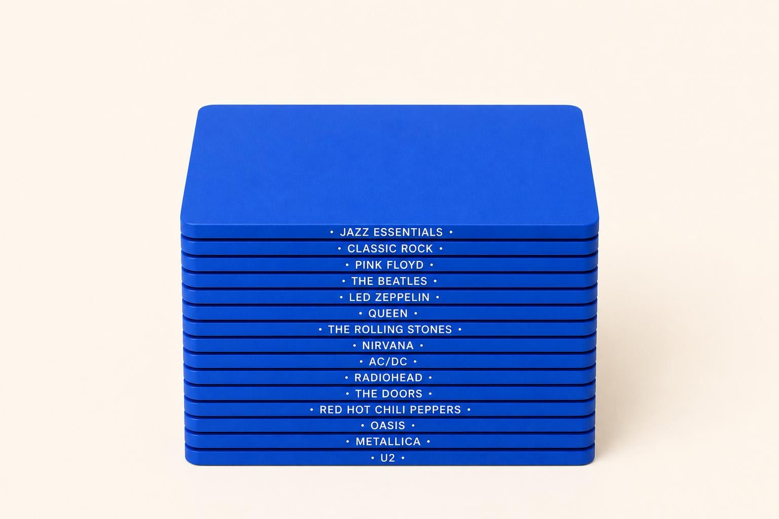 Vinyl Record Dividers - Dark Blue or Custom Color, LP Album Organizer