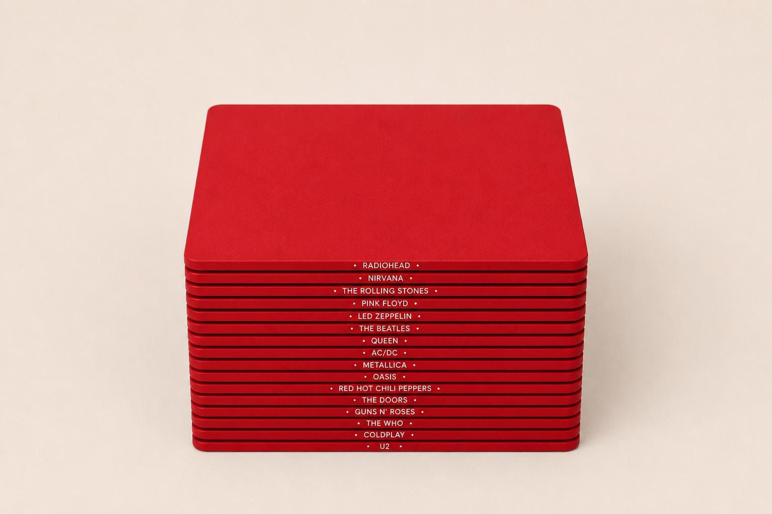Custom Red LP Vinyl Dividers Record Collection Separator Organizer, HiFi Audi...