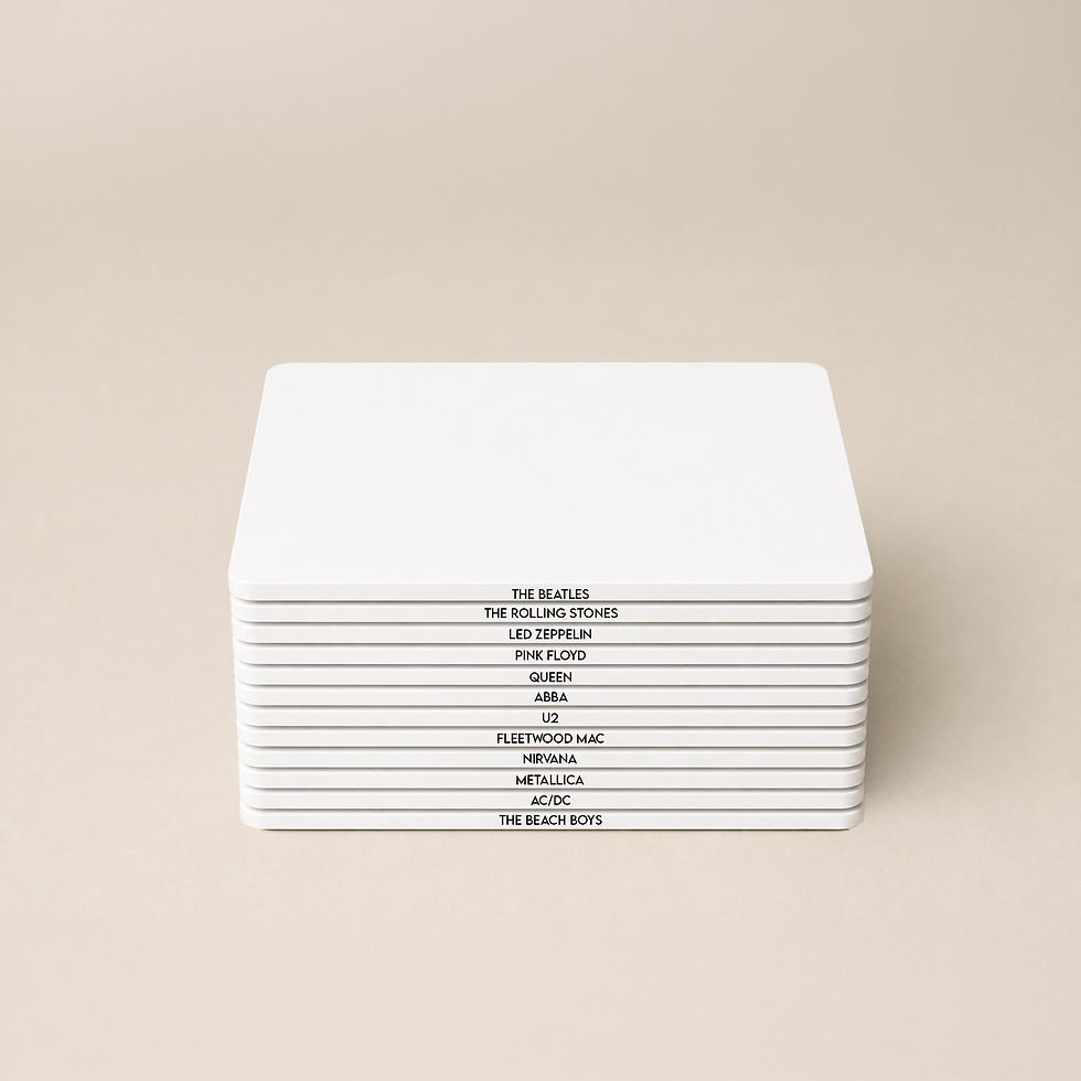 Thumbnail: Vinyl Record Dividers - Dark Blue or Custom Color, LP Album Organizer