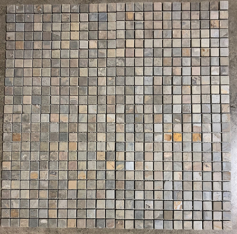 Thumbnail: 12x12 California Green Natural Stone Backsplash Wall 1x1 Tile T-68