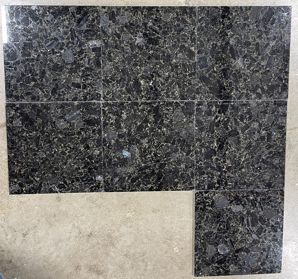 Thumbnail: Volga Blue Granite 12x12 Floor Wall Backsplash Tile
