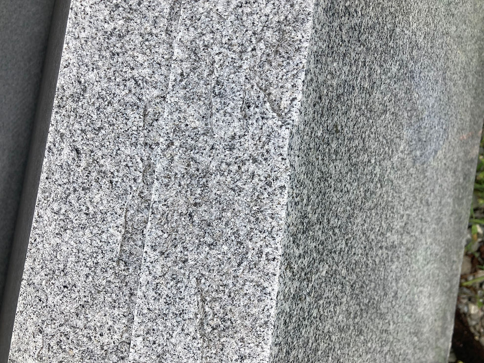 Thumbnail: Gray Granite Serpentine Slant Monument SL-52