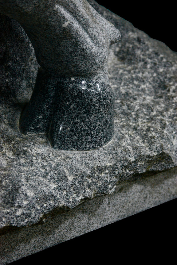 Thumbnail: Granite Bull Sculpture
