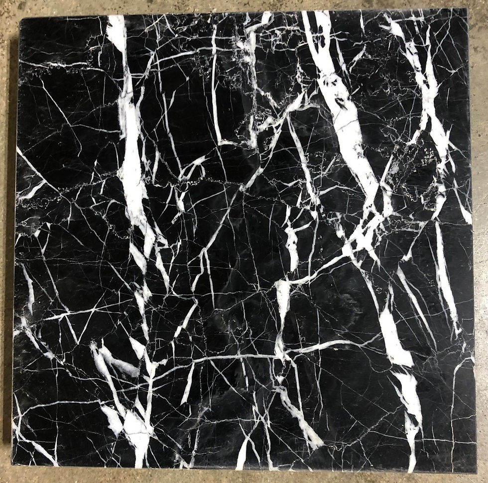Thumbnail: 12x12 String Theory Black Marble Tile
