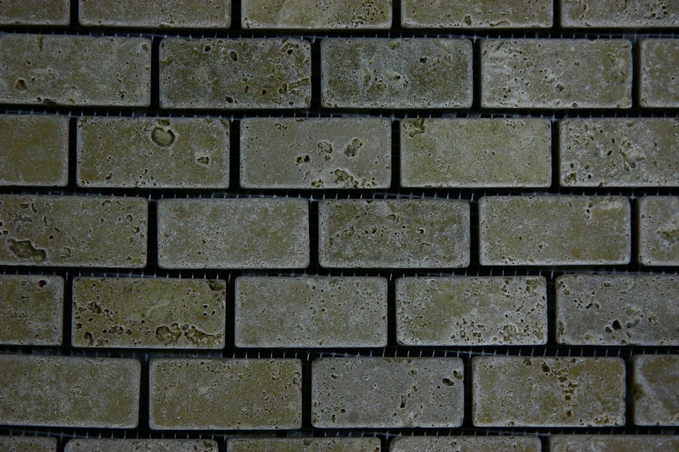 Thumbnail: 12×12 Chiaro Travertine Backsplash Mosaic Tile