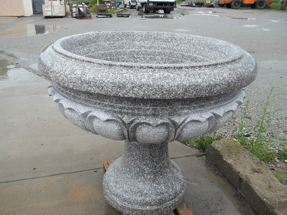 Thumbnail: Gray Granite Planter