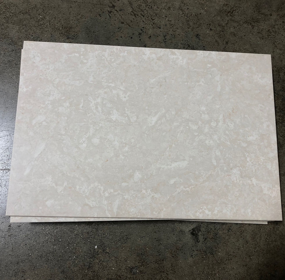 Thumbnail: White Botticino Marble 12x18 Tile