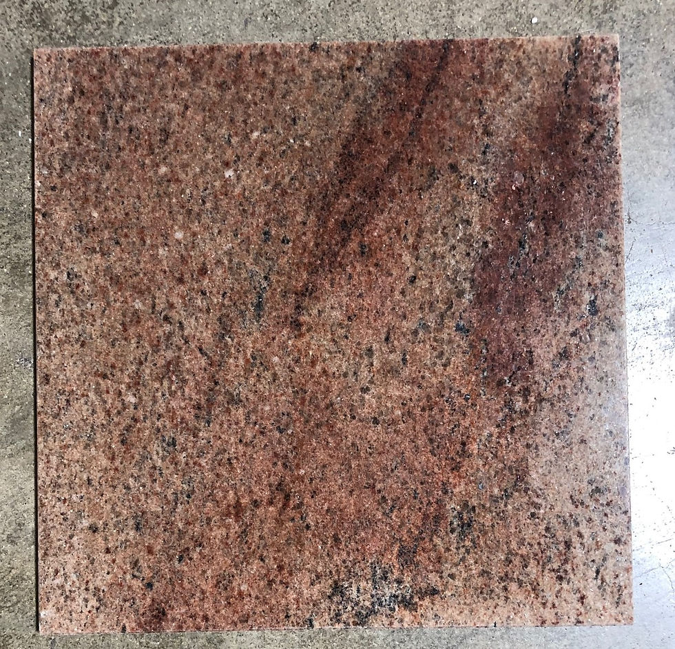 Thumbnail: 12x12 Ghiblee Red Ocean Granite Tile T-19