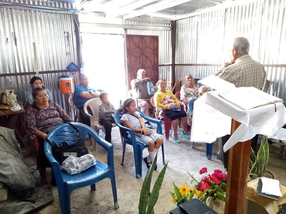 Worship service last Sabbath.