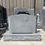 Thumbnail: Gray Granite Monument Serpentine Engaged Columns Headstone MN-241 Gray