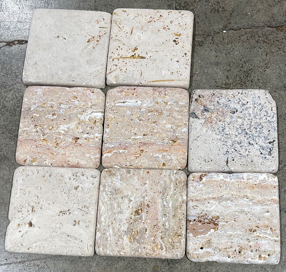 Thumbnail: 4x4 Scabarro Natural Stone Tile