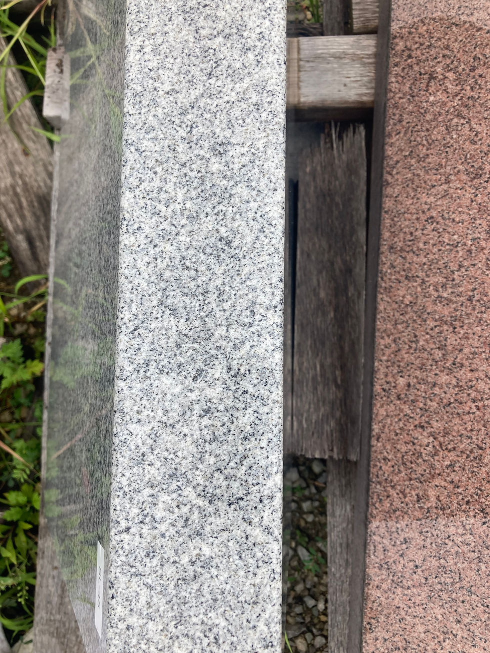 Thumbnail: Gray Heart Granite Slant Headstone Monument 24x16x10 SL-45