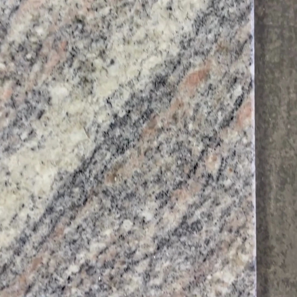 Thumbnail: Mojave Sandstorm Pink and Black Speckled Granite 12x12  Tile