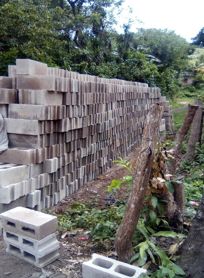 We got so excited when we unloaded the blocks.